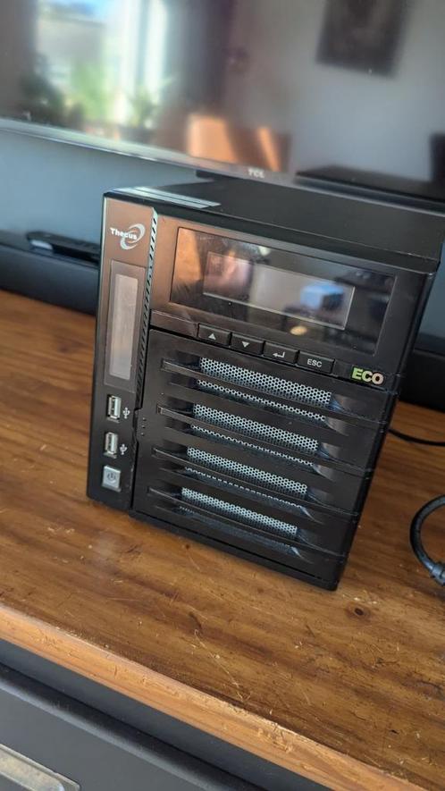 Thecus N4200Eco 4GB, Computers en Software, NAS, Gebruikt, Ophalen of Verzenden
