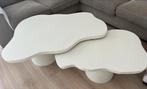 Beton cire salon tafels set, Huis en Inrichting, Tafels | Salontafels, Ophalen, Rond, 50 tot 100 cm, Zo goed als nieuw
