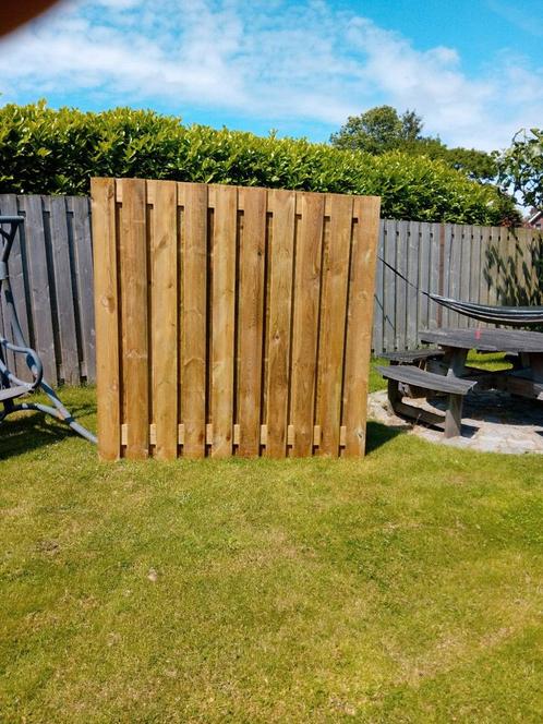 Schutting Geïmpregneerd Grenen 21planks, Tuin en Terras, Schuttingen, Nieuw, Hout, 1 tot 2 meter, Minder dan 3 meter, Ophalen