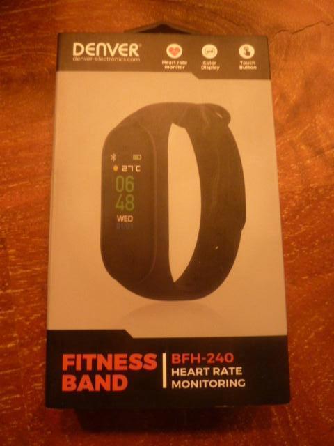 Denver BFH-240 fitnessband met hartslagmeter, Sport en Fitness, Ophalen of Verzenden, Nieuw, Overige merken
