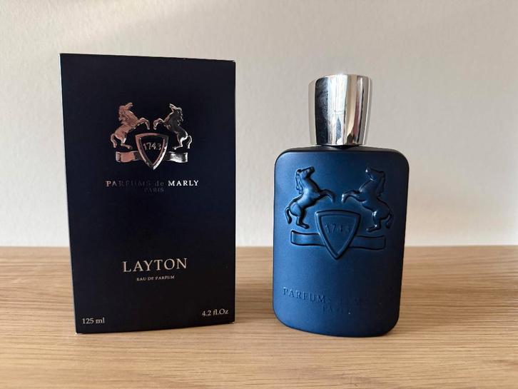 Parfums de Marly Layton EDP 125 ml (90% over), Sieraden, Tassen en Uiterlijk, Uiterlijk | Parfum, Zo goed als nieuw, Ophalen of Verzenden