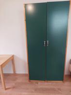 Lundia kast met groene deuren, Huis en Inrichting, Ophalen, Gebruikt, 25 tot 50 cm