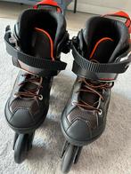 Verstelbare skates met helm en beschermers maat 32-35, Verstelbaar, Kinderen, Ophalen of Verzenden, Zo goed als nieuw
