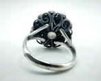 Zilveren Zeeuwse knopring, 17 mm, Sieraden, Tassen en Uiterlijk, Ringen, Gebruikt, Info@zilverwebsite.nl, Verzenden, 17 tot 18