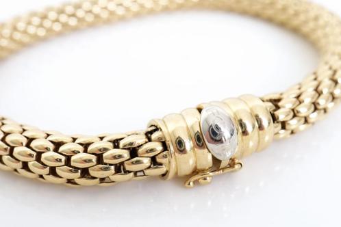 Fope Dames Armband 18 Karaat Goud | 21cm, Sieraden, Tassen en Uiterlijk, Armbanden, Zo goed als nieuw, Goud, Goud, Ophalen of Verzenden