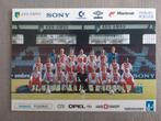 Ajax Elftal Fotokaart '91/'92 met Handtekeningen, Verzenden, Zo goed als nieuw, Ajax, Spelerskaart