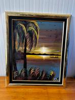 Schilderij met tropisch landschap, Ophalen