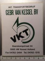 sticker vervoer gebr. van Kessel uit Kessel, Verzenden