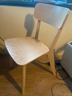 3 Lisabo eetkamerstoelen van ikea, essenhout, Gebruikt, Overige kleuren, Drie, Ophalen of Verzenden