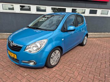 Opel Agila 1.2 16V 2009 Blauw Airco beschikbaar voor biedingen