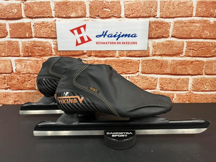 Viking bronze (mt 41) met viking marathon special, Sport en Fitness, Schaatsen, Zo goed als nieuw, Noren, Viking, Ophalen of Verzenden