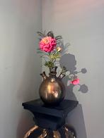 Trompet toeter vaas metaal oud goud, Ophalen, Overige materialen, Overige kleuren, Zo goed als nieuw