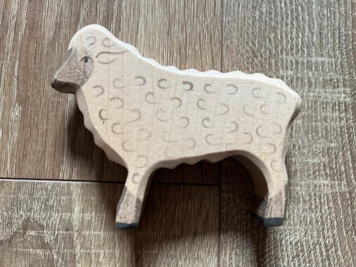 Holztiger Schaap - Houten Speelgoed, Kinderen en Baby's, Speelgoed | Houten speelgoed, Zo goed als nieuw, Overige typen, Ophalen of Verzenden