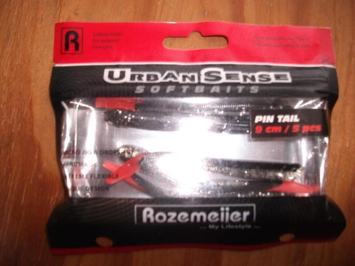 3 stuks verpakkingen Rozemeijer Urban Sense Pin Tail, Watersport en Boten, Hengelsport | Roofvissen, Nieuw, Overige typen, Ophalen of Verzenden