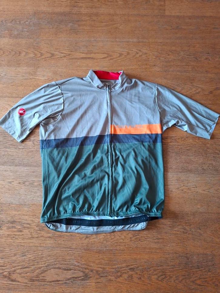 Castelli Fietsshirt 3XL, Fietsen en Brommers, Fietsaccessoires | Fietskleding, Zo goed als nieuw, Bovenkleding, Ophalen of Verzenden