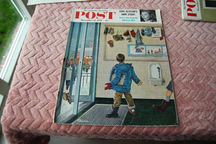 The Saturday Evening post 14 december 1957, Boeken, Tijdschriften en Kranten, Gelezen, Muziek, Film of Tv, Ophalen of Verzenden