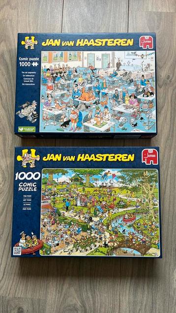 2 puzzels Jan van Haasteren 1000 stukjes beschikbaar voor biedingen
