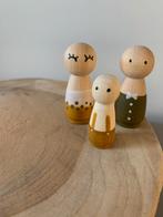 Peg Dolls - Beschilderde houten poppetjes, Kinderen en Baby's, Nieuw, Overige typen, Ophalen of Verzenden