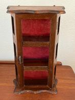 Brocante Kleine vitrinekast, Huis en Inrichting, Minder dan 50 cm, Ophalen of Verzenden, Minder dan 25 cm, Minder dan 100 cm