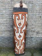 Asmat houten schild West Papoea Nieuw Guinea tribal, Antiek en Kunst, Kunst | Niet-Westerse kunst, Ophalen