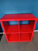 Kallax 2x2 rood, Huis en Inrichting, Kasten | Wandmeubels, Ophalen, Zo goed als nieuw, Minder dan 150 cm, Minder dan 100 cm