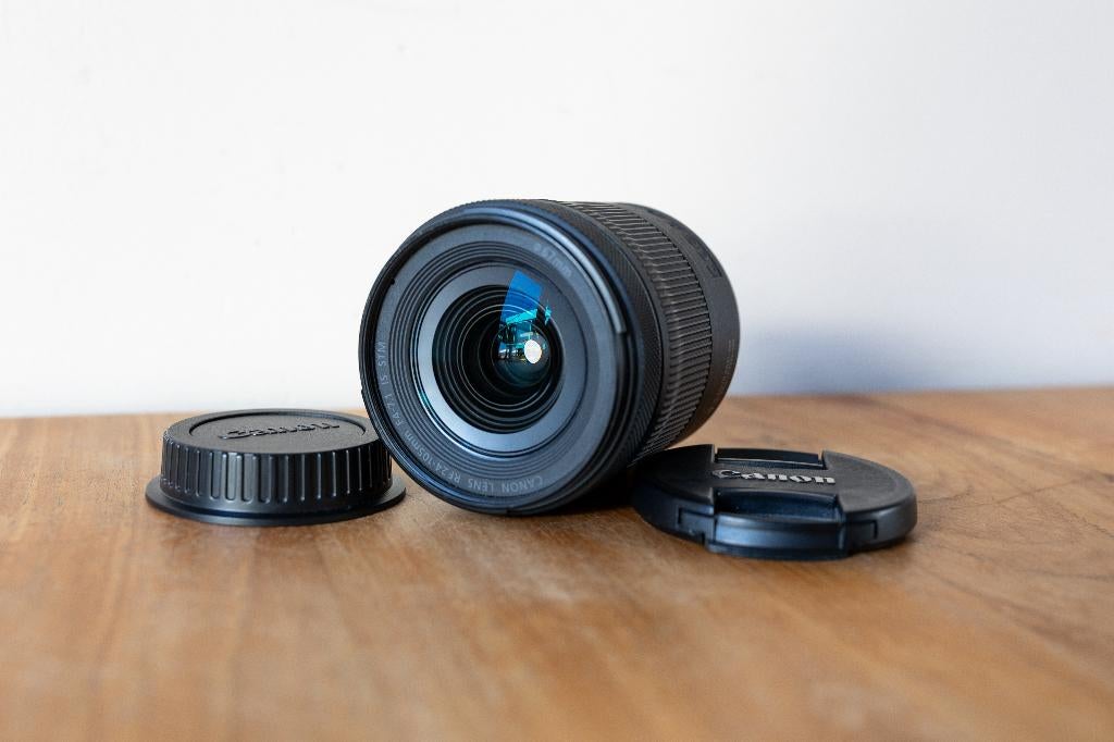 Canon RF 24-105mm F4-7.1 IS STM, Ophalen, Zo goed als nieuw, Standaardlens, Zoom