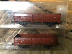 Roco H0, Hogeboordwagons 2x, Hobby en Vrije tijd, Gelijkstroom, Wagon, Ophalen of Verzenden, Zo goed als nieuw