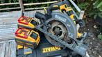 🪚Dewalt 54v Cirkelzaag DCS579x2 met Accu’s + geleiderail, Cirkelzaag, Ophalen of Verzenden, Zo goed als nieuw, 30 tot 70 mm