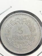Frankrijk 5 Francs 1949, Ophalen of Verzenden
