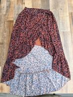 Asymetrische rok made in Italy maat S, Kleding | Dames, Rokken, Bruin, Ophalen of Verzenden, Zo goed als nieuw, Maat 36 (S)