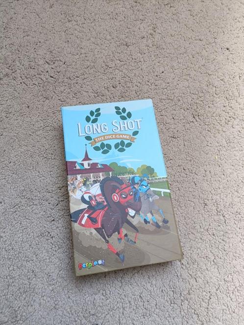Long shot the dice game, Hobby en Vrije tijd, Gezelschapsspellen | Bordspellen, Zo goed als nieuw, Een of twee spelers, Drie of vier spelers