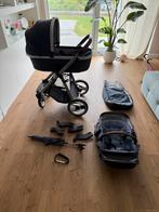Mutsy traveler blauw met allerlei accessoires, Kinderen en Baby's, Kinderwagens en Combinaties, Ophalen, Gebruikt, Mutsy