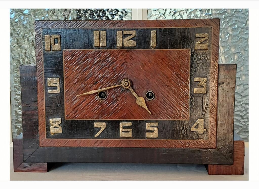 Art Deco pendule - schouwklok, Antiek en Kunst, Antiek | Klokken, Ophalen