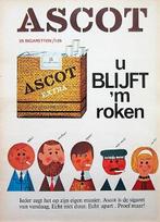 7 vintage advertenties reclames Ascot Astor sigaretten 66-79, Ophalen of Verzenden, Gebruikt, Sigarenbandjes