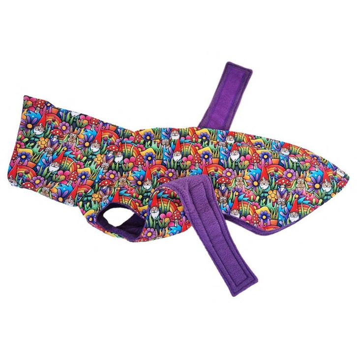 Windhondenjas W1 Gnome paars maximale ruglengte 46 cm, Dieren en Toebehoren, Hondenkleding, Nieuw, Hondenjas, Ophalen of Verzenden