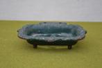 Antiek donkergroen gietijzeren zeepbakje, Antiek en Kunst, Curiosa en Brocante, Ophalen of Verzenden