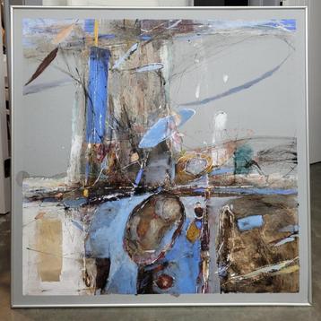 Christian AUSLOOS, abstractie op canvasboard beschikbaar voor biedingen