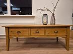 Prachtige antiek grenen salontafel. Hoog en smal. Met lades., Huis en Inrichting, Ophalen, 100 tot 150 cm, 50 tot 75 cm, 50 tot 100 cm