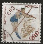 Monaco 8, olympische spelen, Verzenden, Monaco, Gestempeld