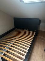 IKEA Malm bed 140x200 - Zo goed als nieuw!, Huis en Inrichting, Slaapkamer | Bedden, Ophalen, Zwart, Tweepersoons, 140 cm