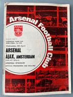 Programma Arsenal - Ajax 1969-1970, Verzamelen, Verzenden, Gebruikt, Ajax, Boek of Tijdschrift