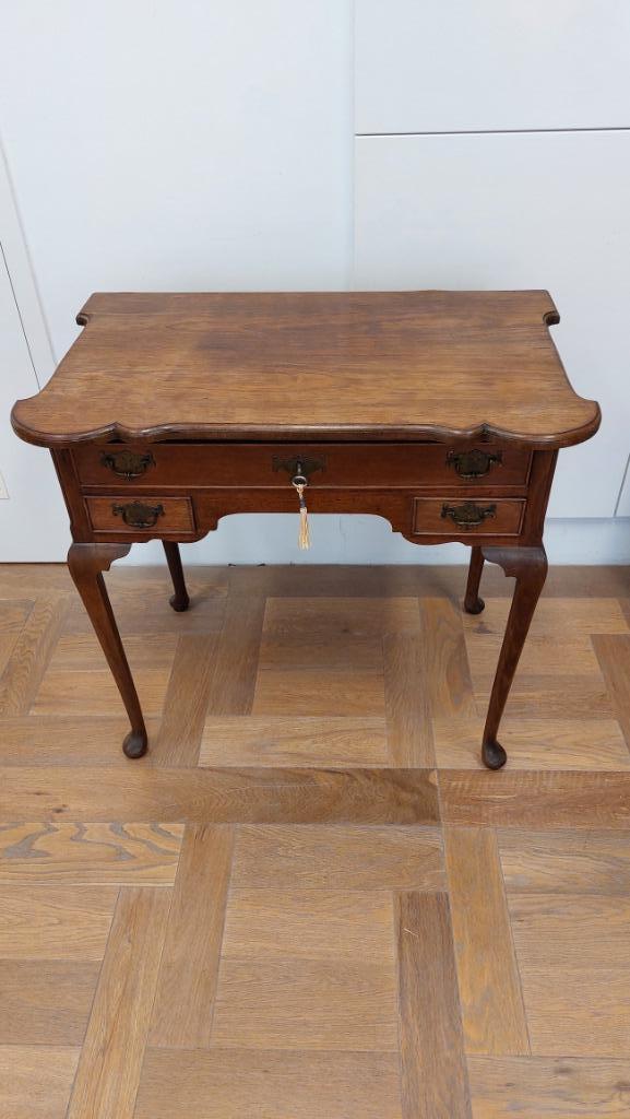 sierlijke antieke sidetable met lades, Huis en Inrichting, Tafels | Sidetables, Gebruikt, 25 tot 50 cm, 50 tot 100 cm, Rechthoekig