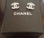 Zilveren chanel oorbellen oorstekers studs, Sieraden, Tassen en Uiterlijk, Oorbellen, Ophalen of Verzenden, Nieuw, Zilver
