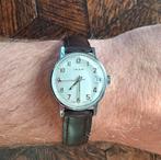 Vintage horloge IAXA, Sieraden, Tassen en Uiterlijk, Horloges | Heren, Overige merken, Overige materialen, Leer, Polshorloge
