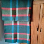Wollen deken ruit 2 persoons 207 x 225 cm, Gebruikt, Overige kleuren, Tweepersoons, Ophalen of Verzenden