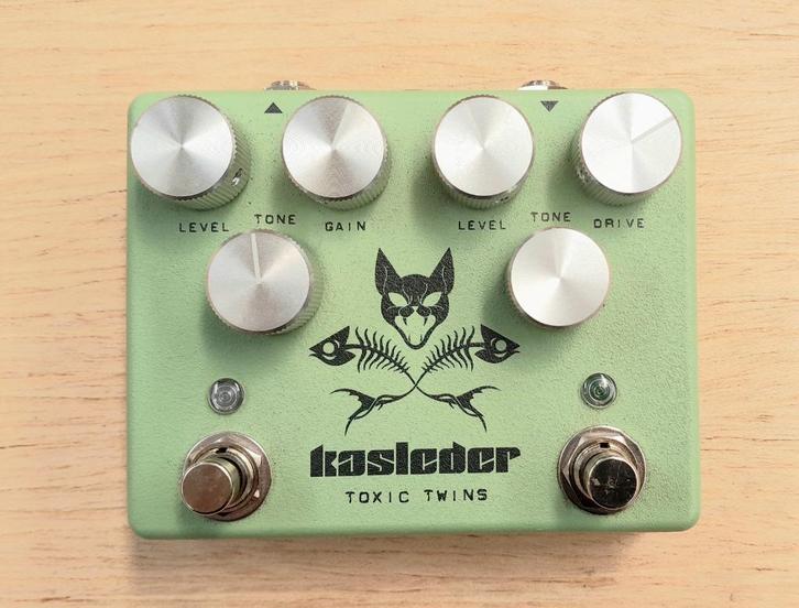Kasleder Toxic Twins Dual Overdrive, Muziek en Instrumenten, Effecten, Zo goed als nieuw, Distortion, Overdrive of Fuzz, Ophalen of Verzenden