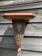 Masief houten wandconsole ., Huis en Inrichting, Ophalen of Verzenden, Gebruikt