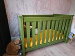 Groen Ledikant - Kinderbedje, Ophalen, Gebruikt, Ledikant