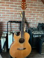Linkshandige Semi-Akoestische Gitaar, Muziek en Instrumenten, Snaarinstrumenten | Gitaren | Akoestisch, Ophalen, Gebruikt, Western- of Steelstringgitaar