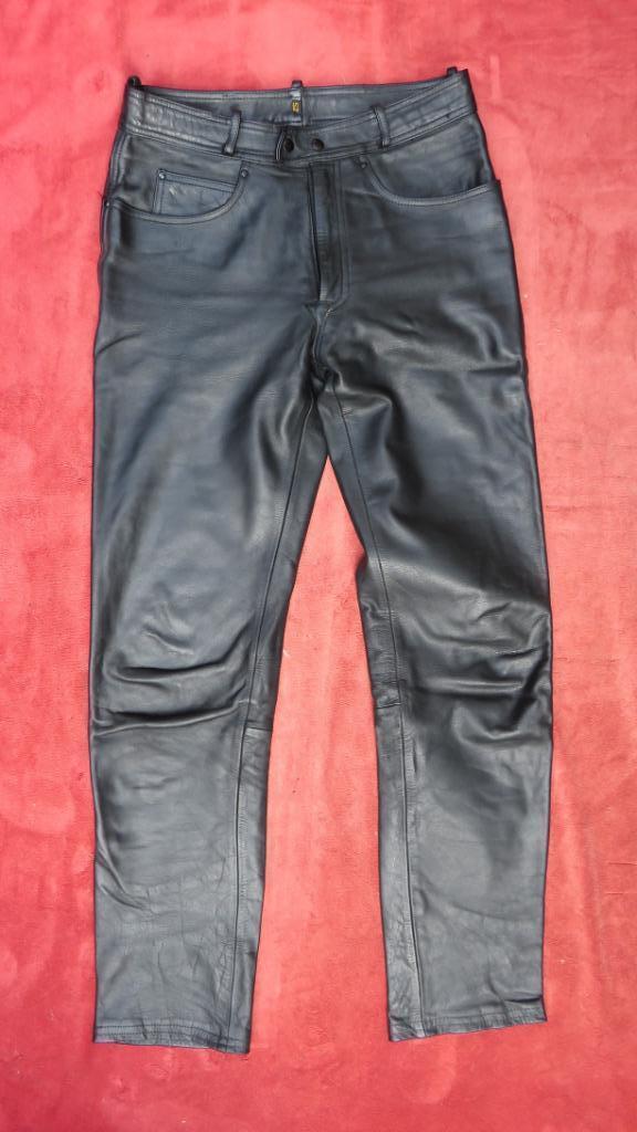 Leren motorbroek, maat 52, Motoren, Kleding | Motorkleding, Broek | leer, Heren, Tweedehands, Ophalen of Verzenden